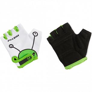 Rękawiczki dziecięce Monster biało-zielone XS